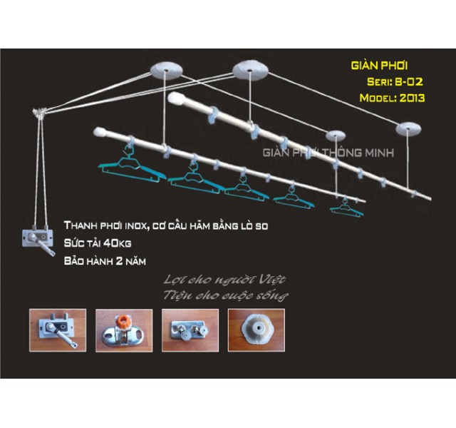 Giàn phơi thông minh seri DL-  318